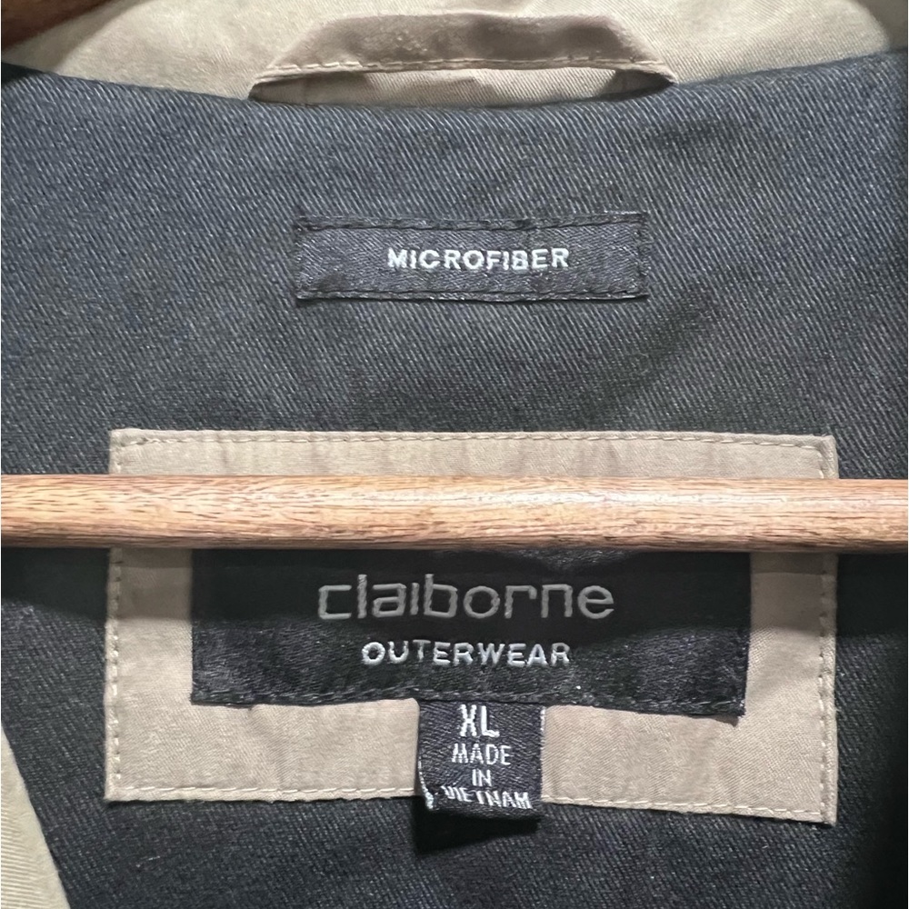 Claiborne Outerwear Vintage Men’s Khaki Jacket with Thermolite, Size XL - Picture 2 of 10